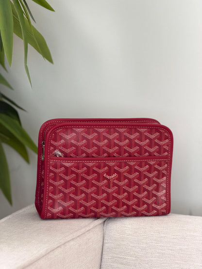 Goyard Toiletry Bag - Burgundy