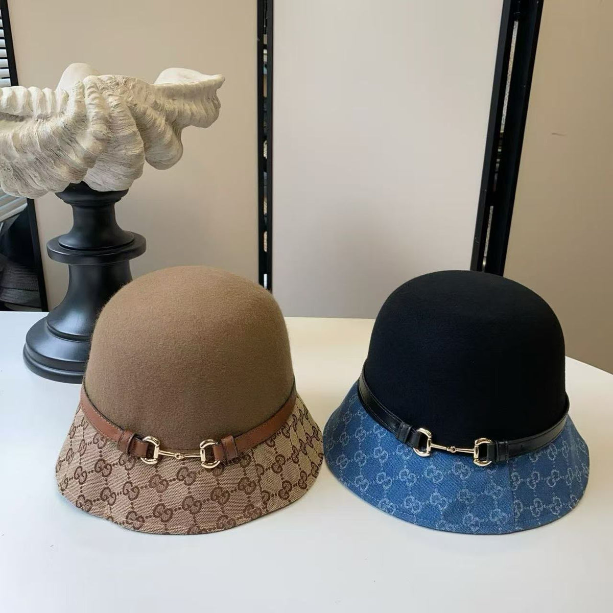 Gucci Horsebit Bucket Hat - Brown Monogram