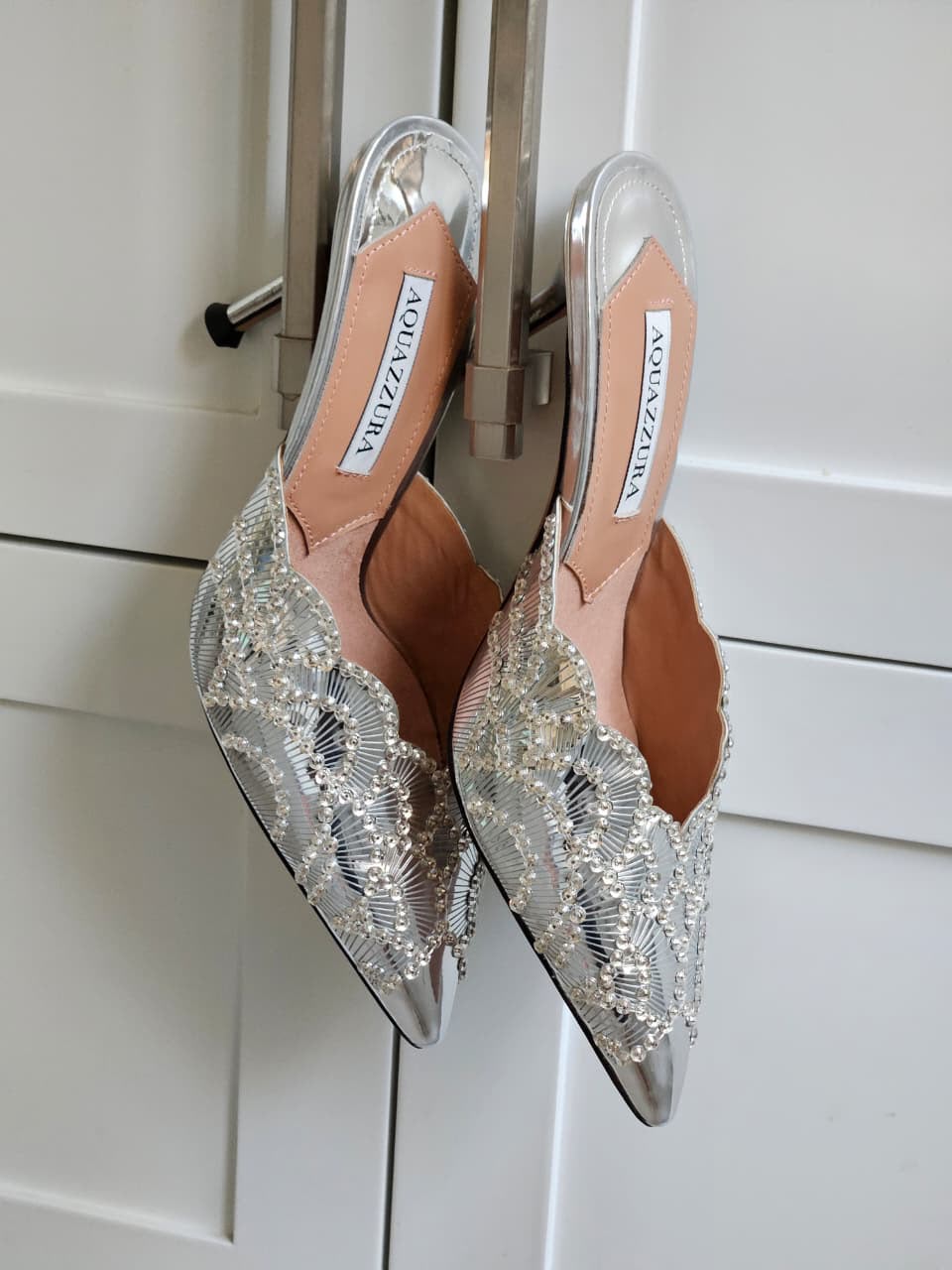 Aquazzura Heels - Silver