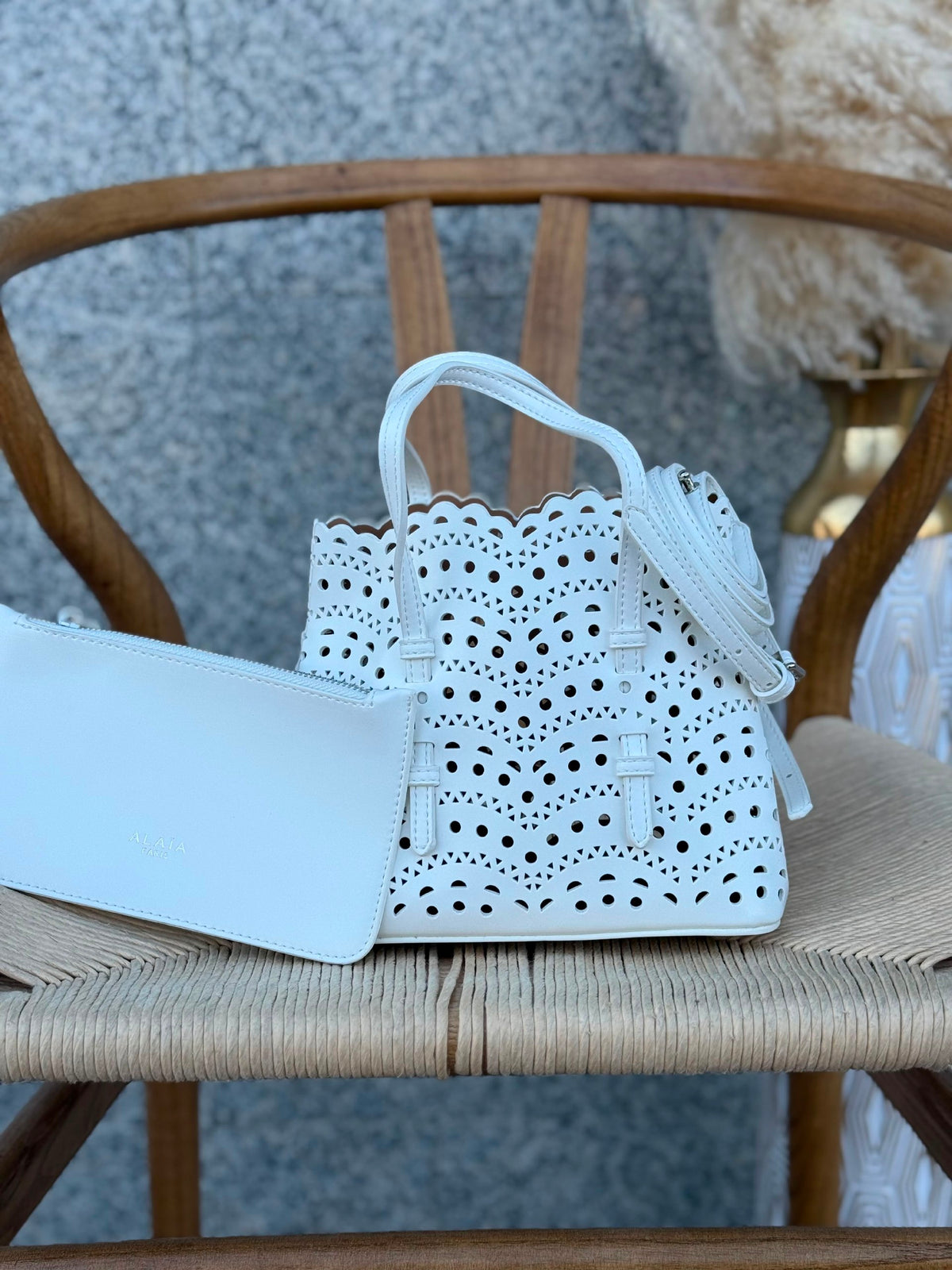 Alaia Handbag - White