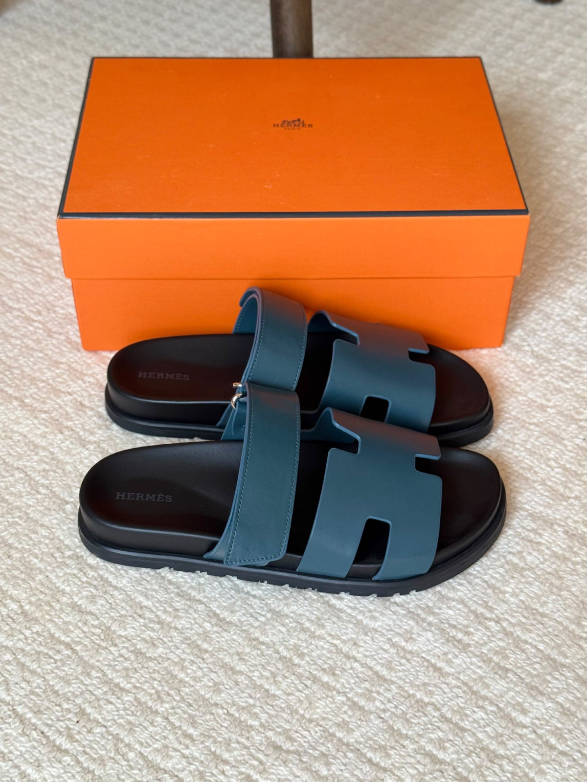 Hermes Slippers - Blue