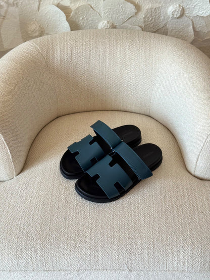 Hermes Slippers - Blue