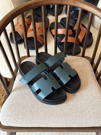 Hermes Slippers - Blue