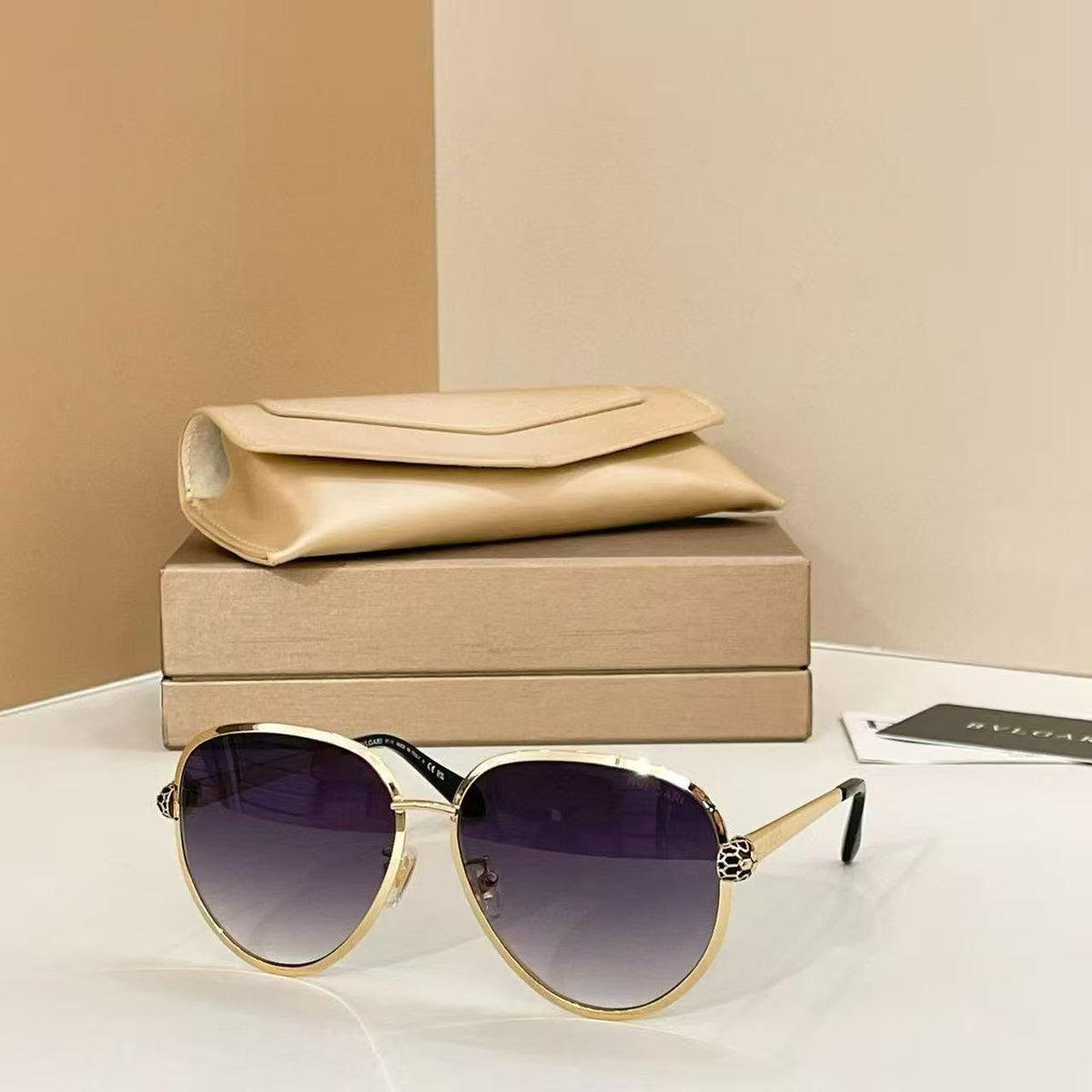 Bulgari Aviator Sunglasses - 