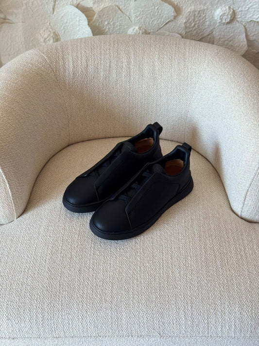 Zegna Tread Sole Sneakers - Black