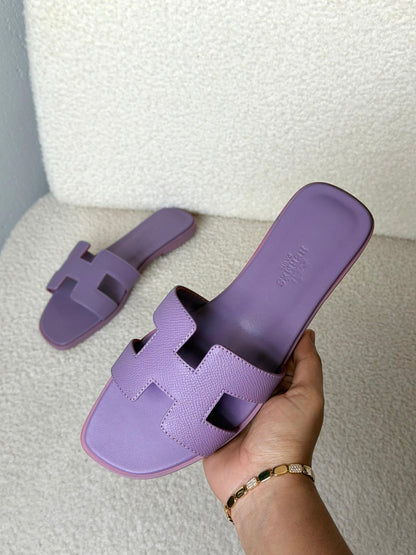 Hermès Slippers - Purple