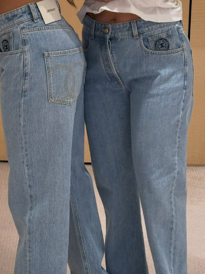Chanel Jeans Pants - Blue