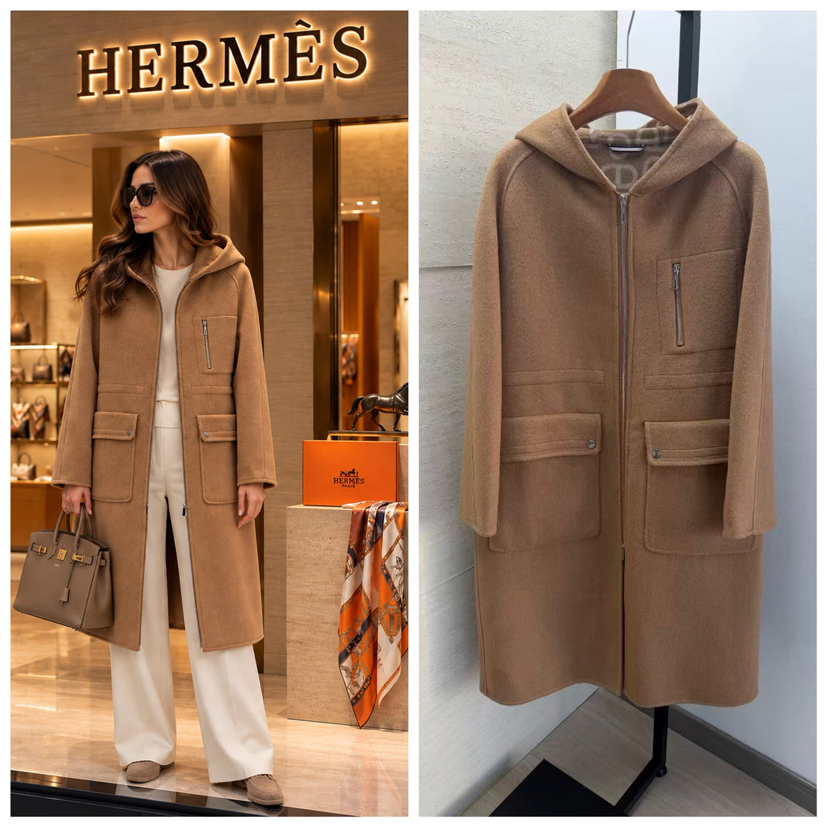 Hermès Coat - Beige