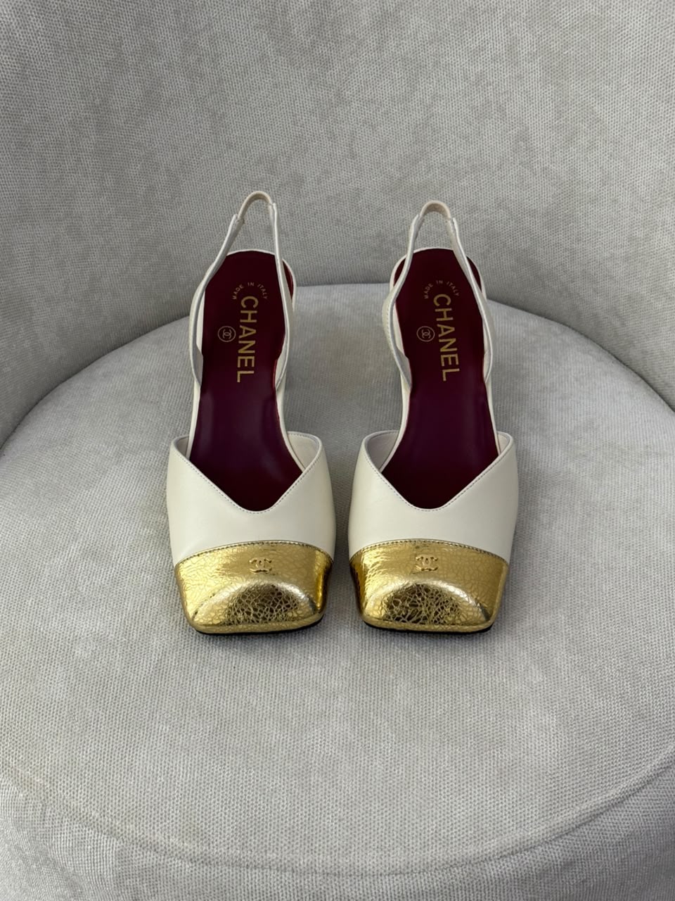 Chanel Heels - White