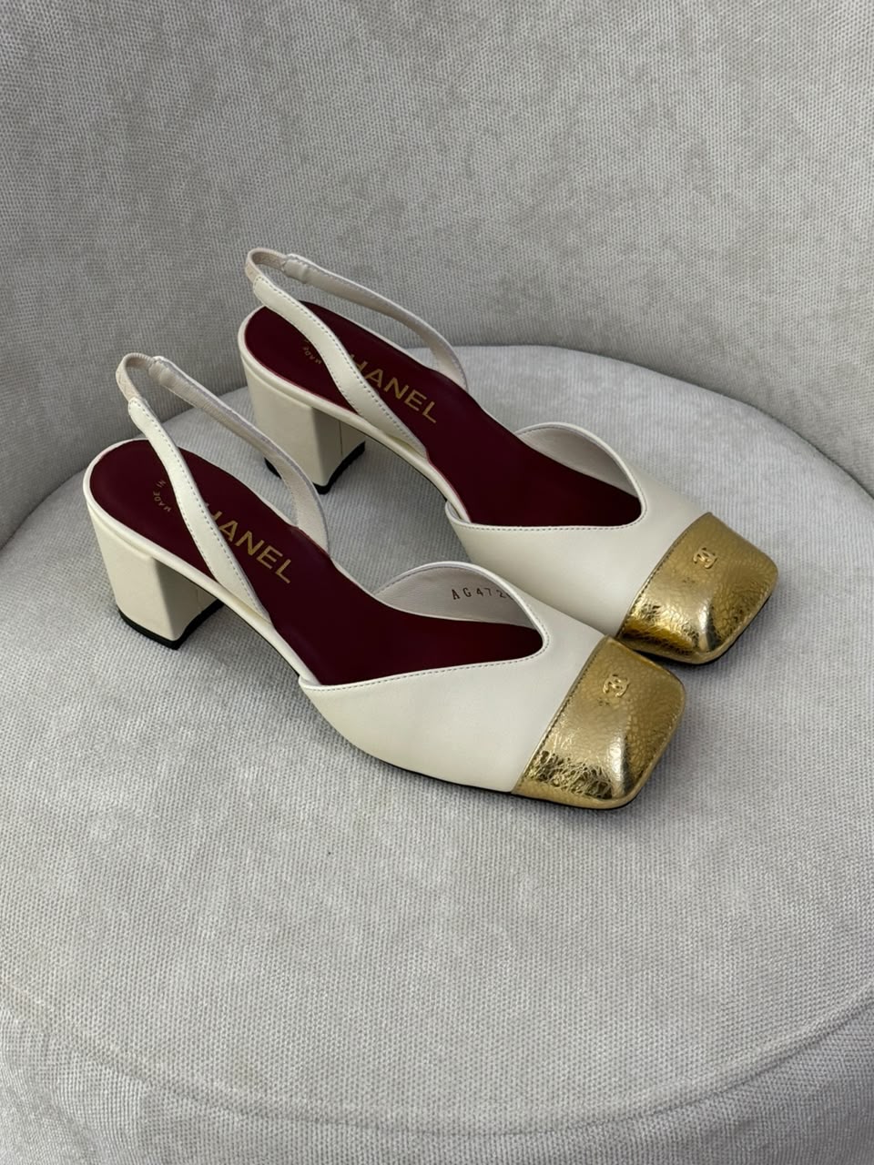 Chanel Heels - White