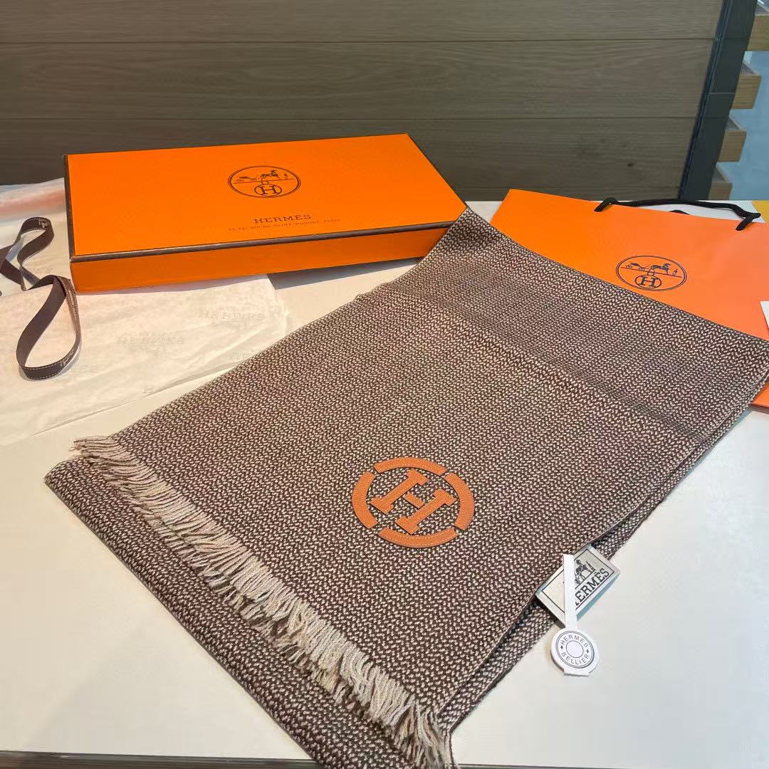 Hermès Scarf - Brown