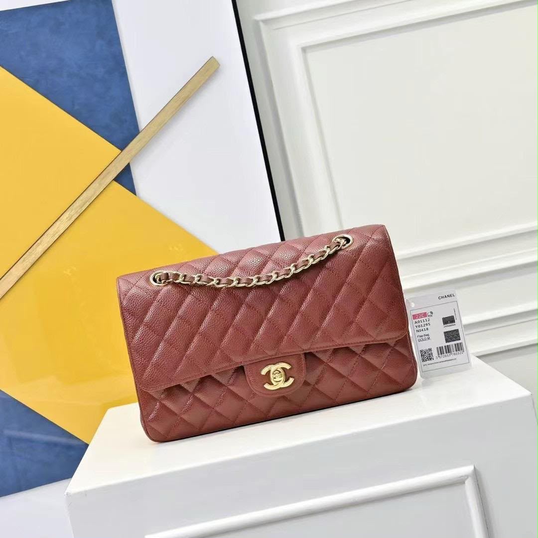 Chanel Quilted Shoulder Bag - Burgundy