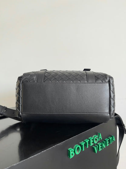 Bottega Veneta Woven Backpack - Black