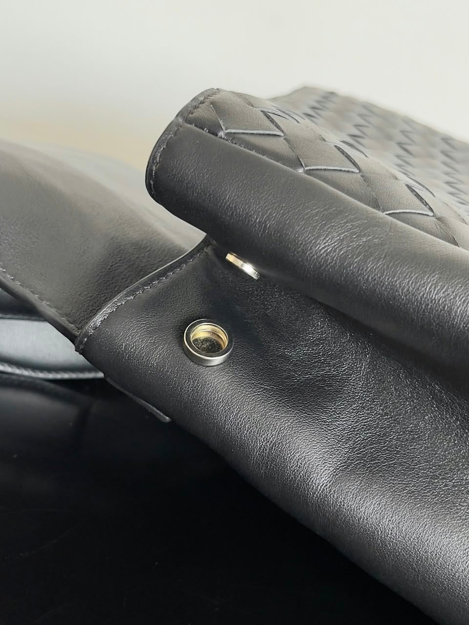 Bottega Veneta Woven Backpack - Black