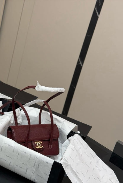 Chanel Shoulder Bag - Burgundy