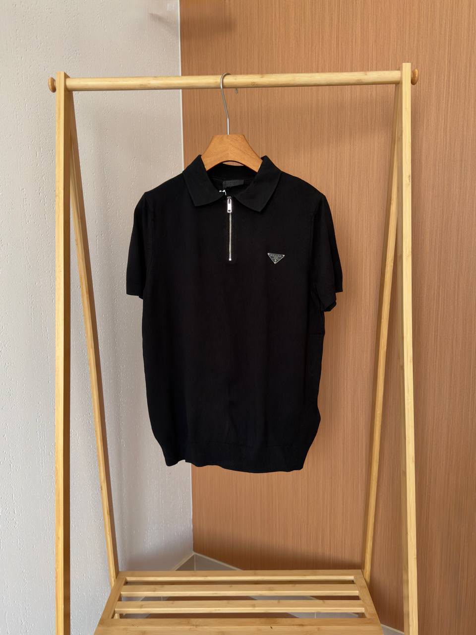 Prada Polo Shirt - Black, White