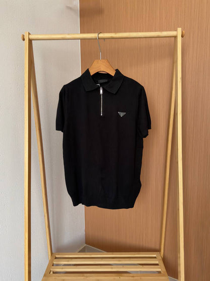 Prada Polo Shirt - Black, White