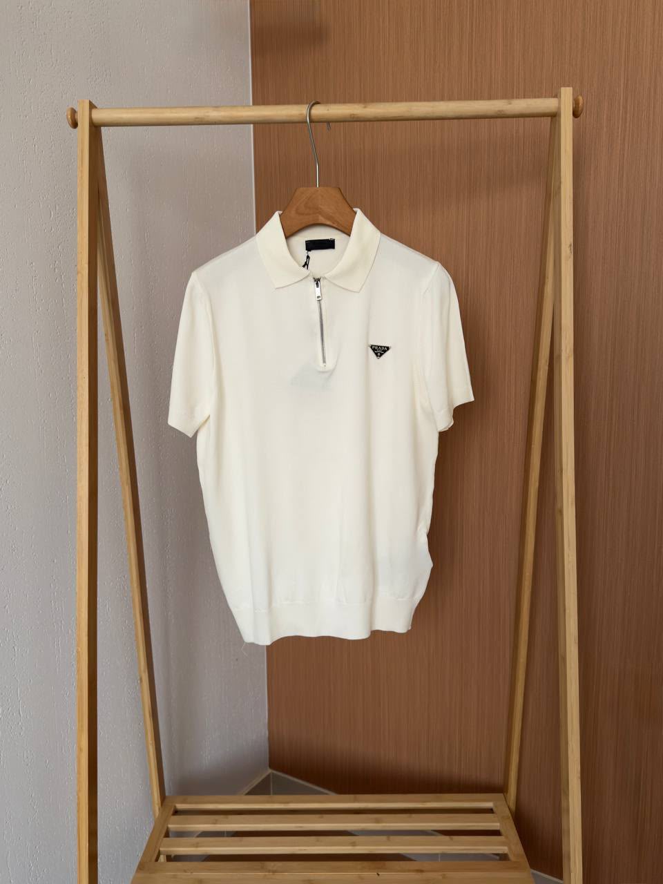 Prada Polo Shirt - Black, White