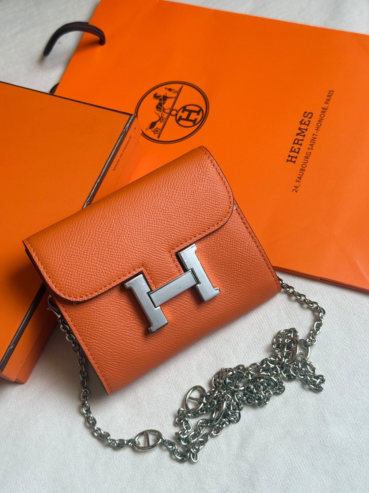 Hermès Crossbody Bag - Orange