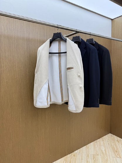 Burberry Jacket - White, Navy, Black