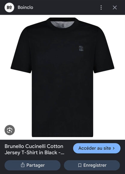 Brunello Cucinelli T-Shirt - Black