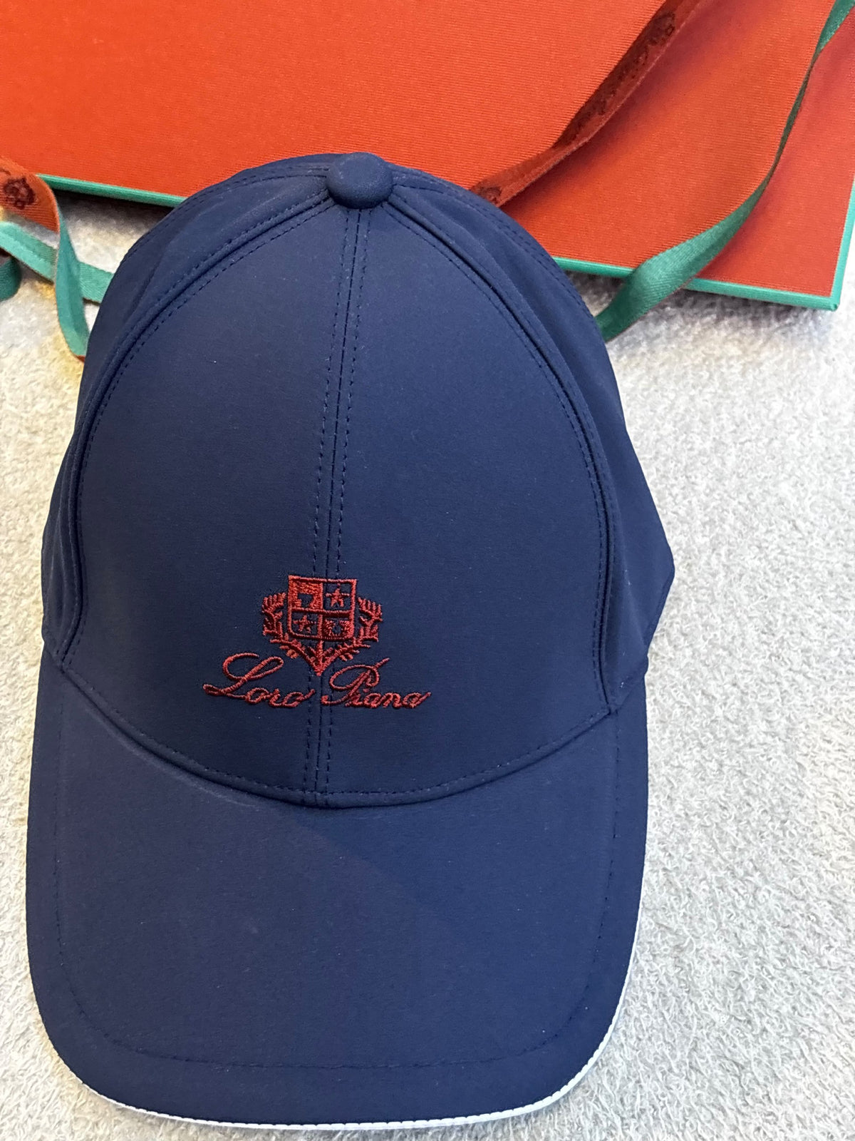 Loro Piana Cap - Navy, Green, White, Pink