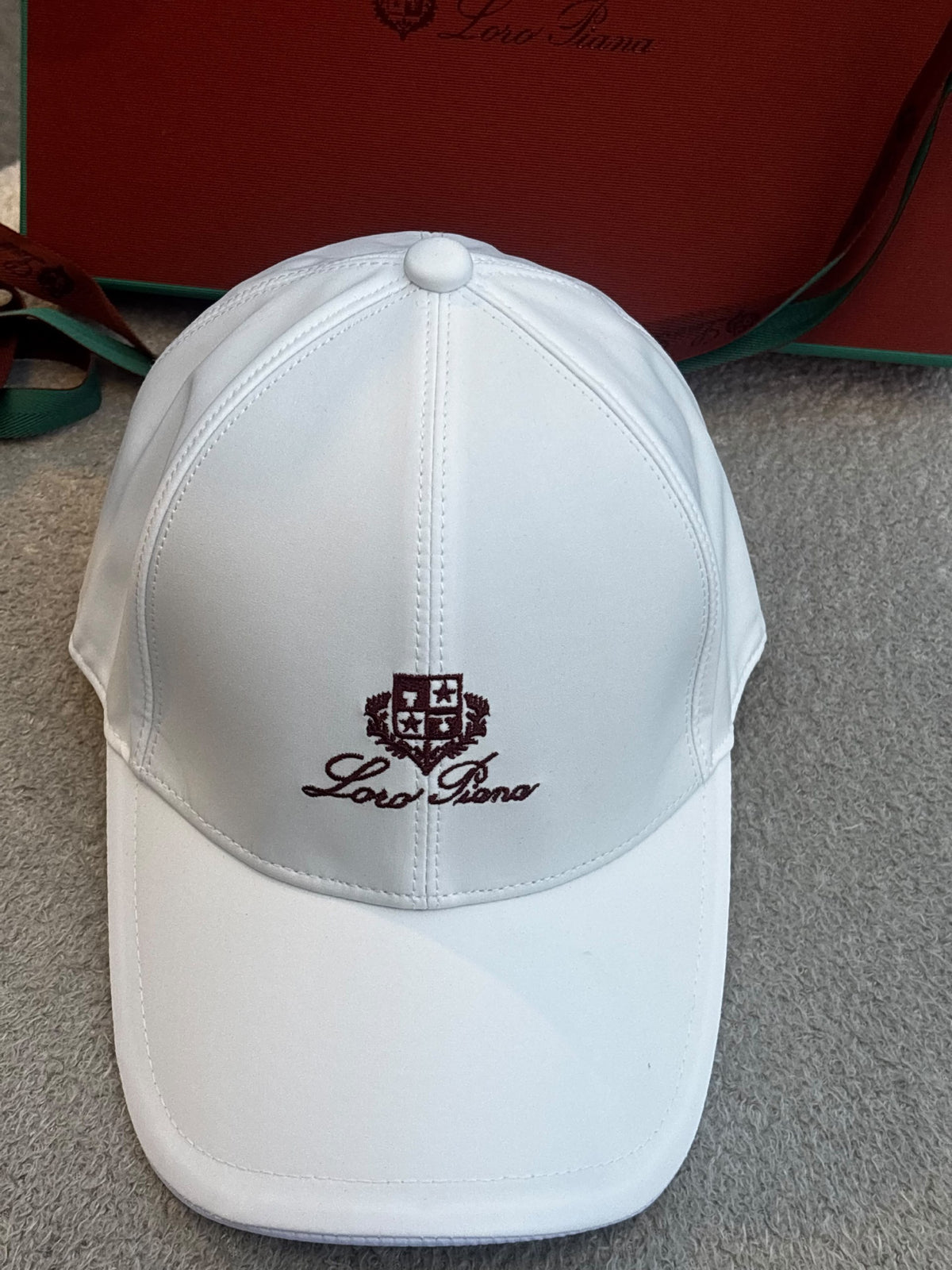 Loro Piana Cap - Navy, Green, White, Pink