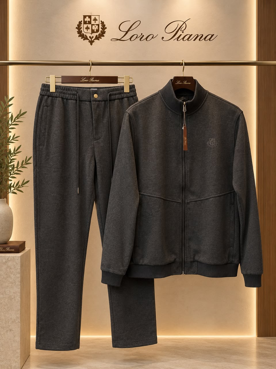 Loro Piana Tracksuit - Dark Grey