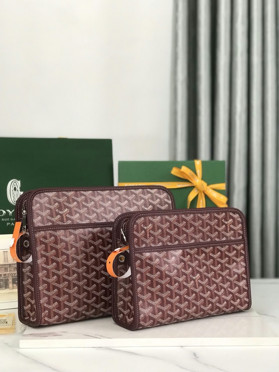 Goyard Clutch - Burgundy