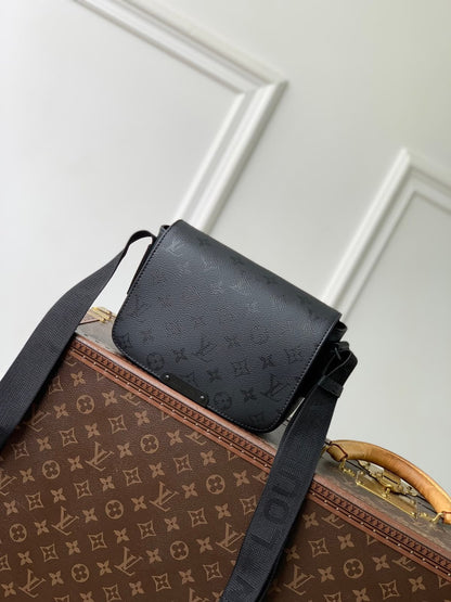 Louis Vuitton Mini Bastille Crossbody Bag - Black Embossed