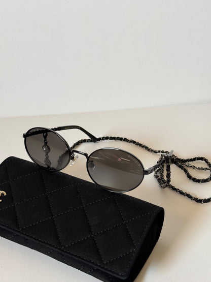 Chanel Sunglasses - Black & Grey