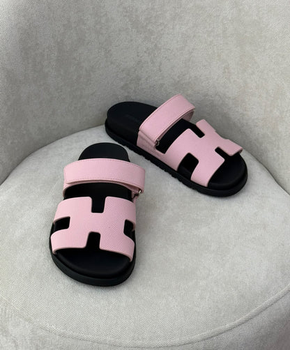 Hermes Slippers - Pink