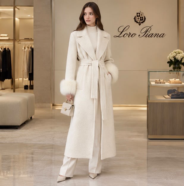 Loro Piana Coat - White