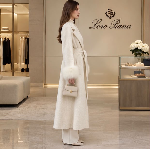 Loro Piana Coat - White