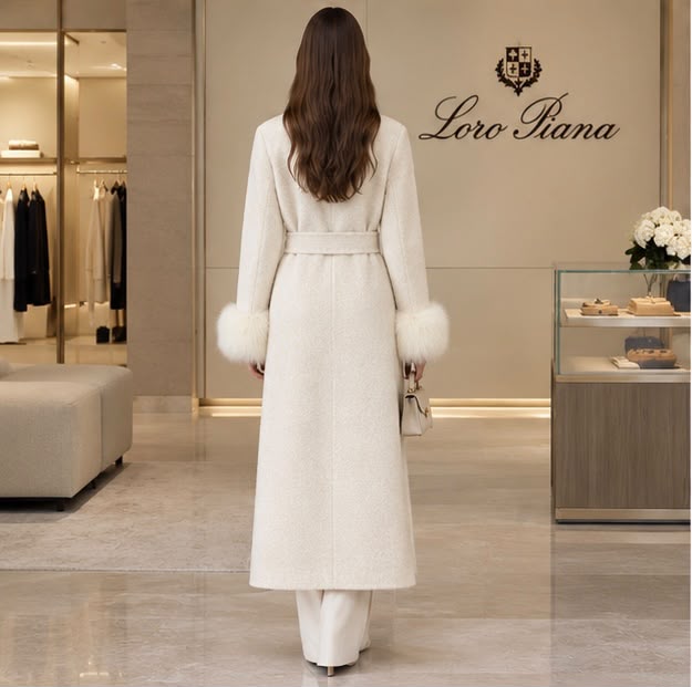 Loro Piana Coat - White