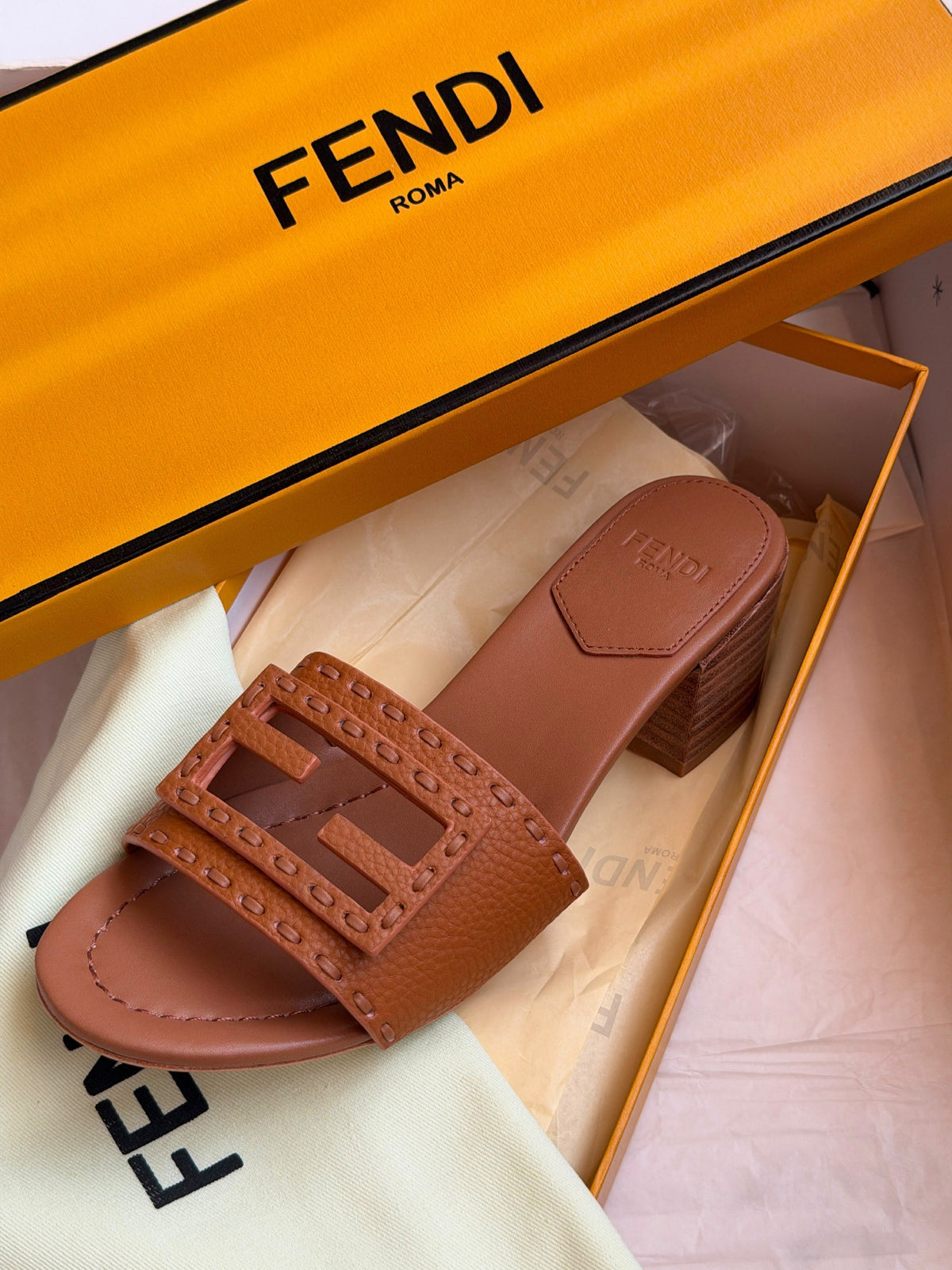 Fendi Heels - Brown
