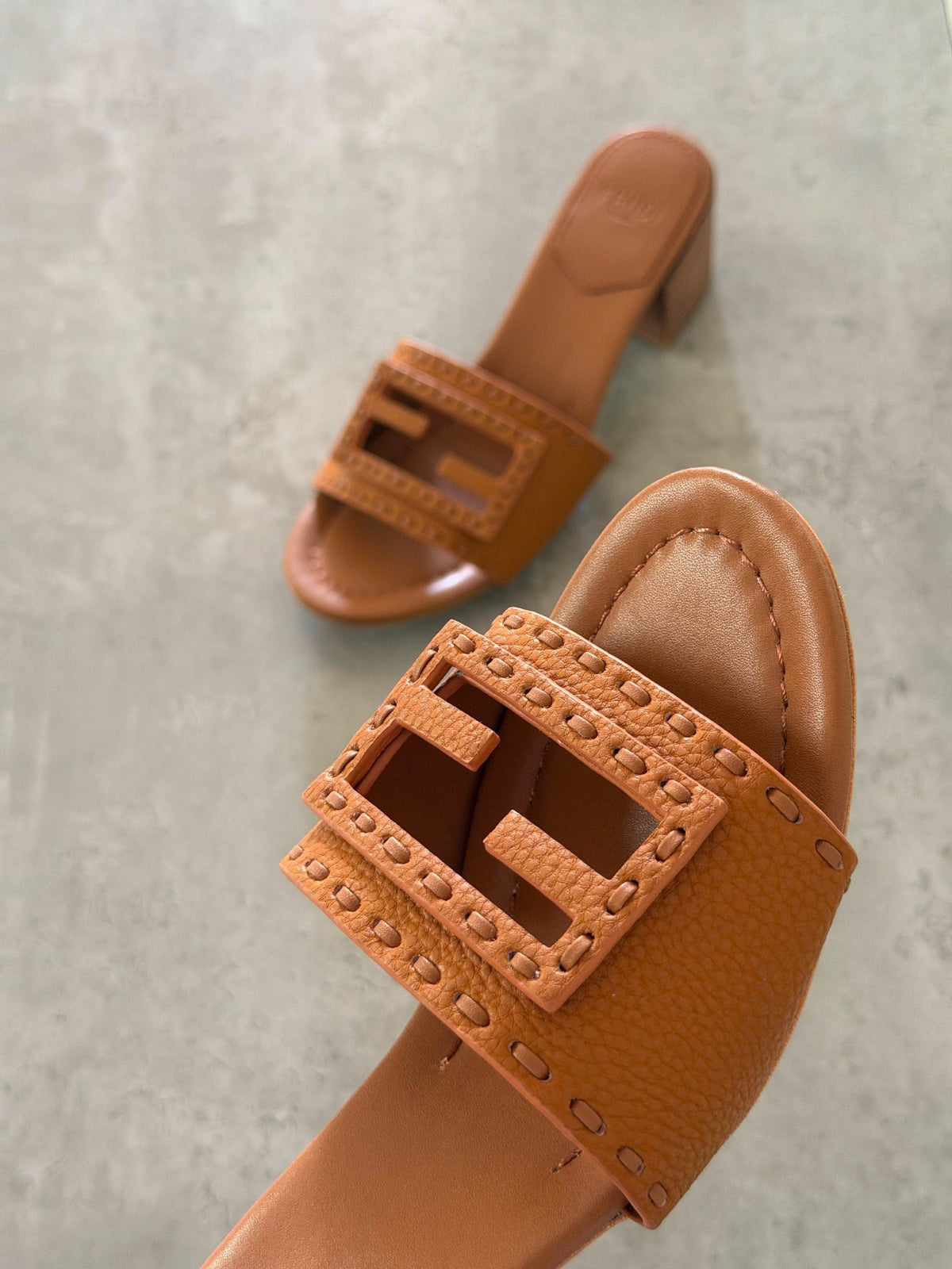 Fendi Heels - Brown