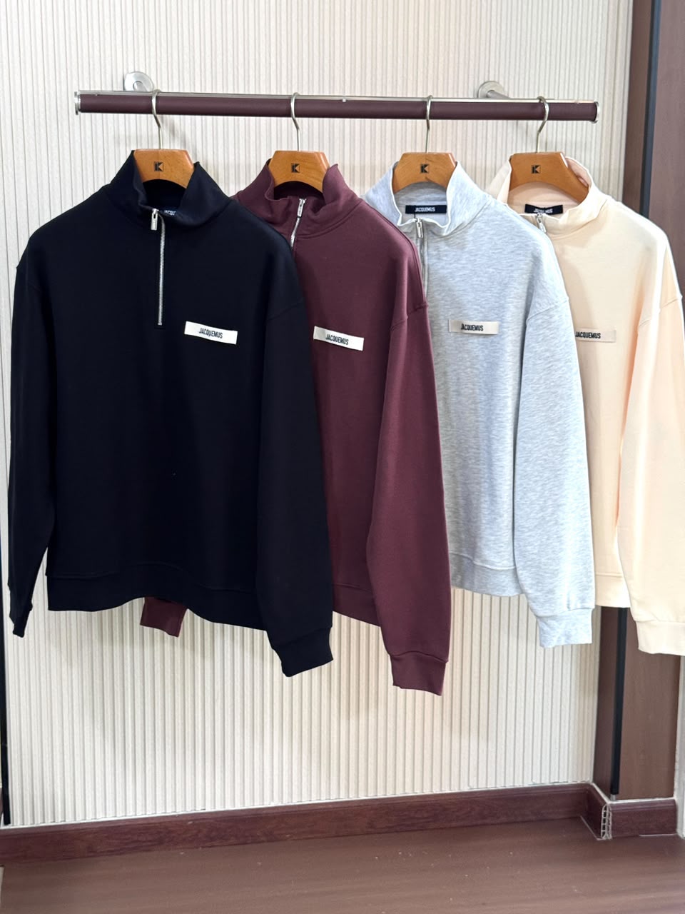 Jacquemus Sweatshirt - White, Burgundy, Grey, Black