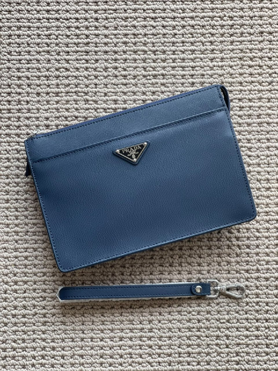 Prada Clutch - Navy