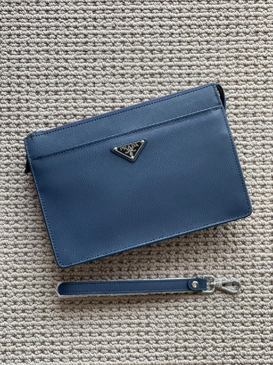 Prada Clutch - Navy