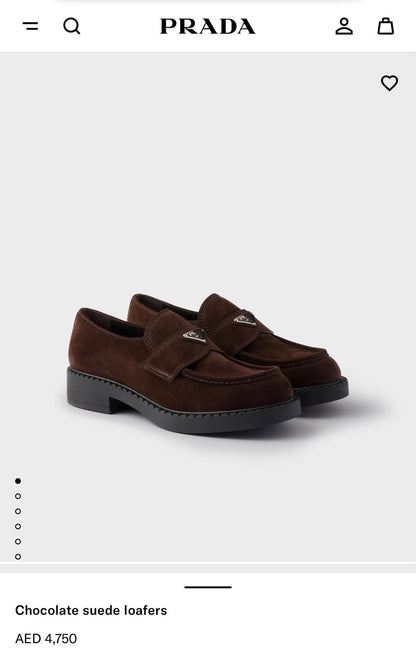 Prada Loafers - Brown