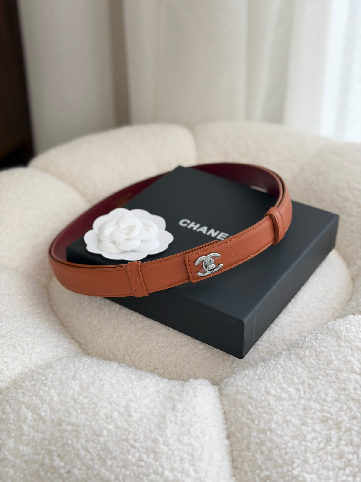 Chanel Belt - Brown