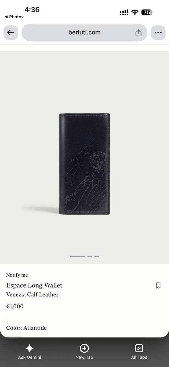 Berluti Wallet - 