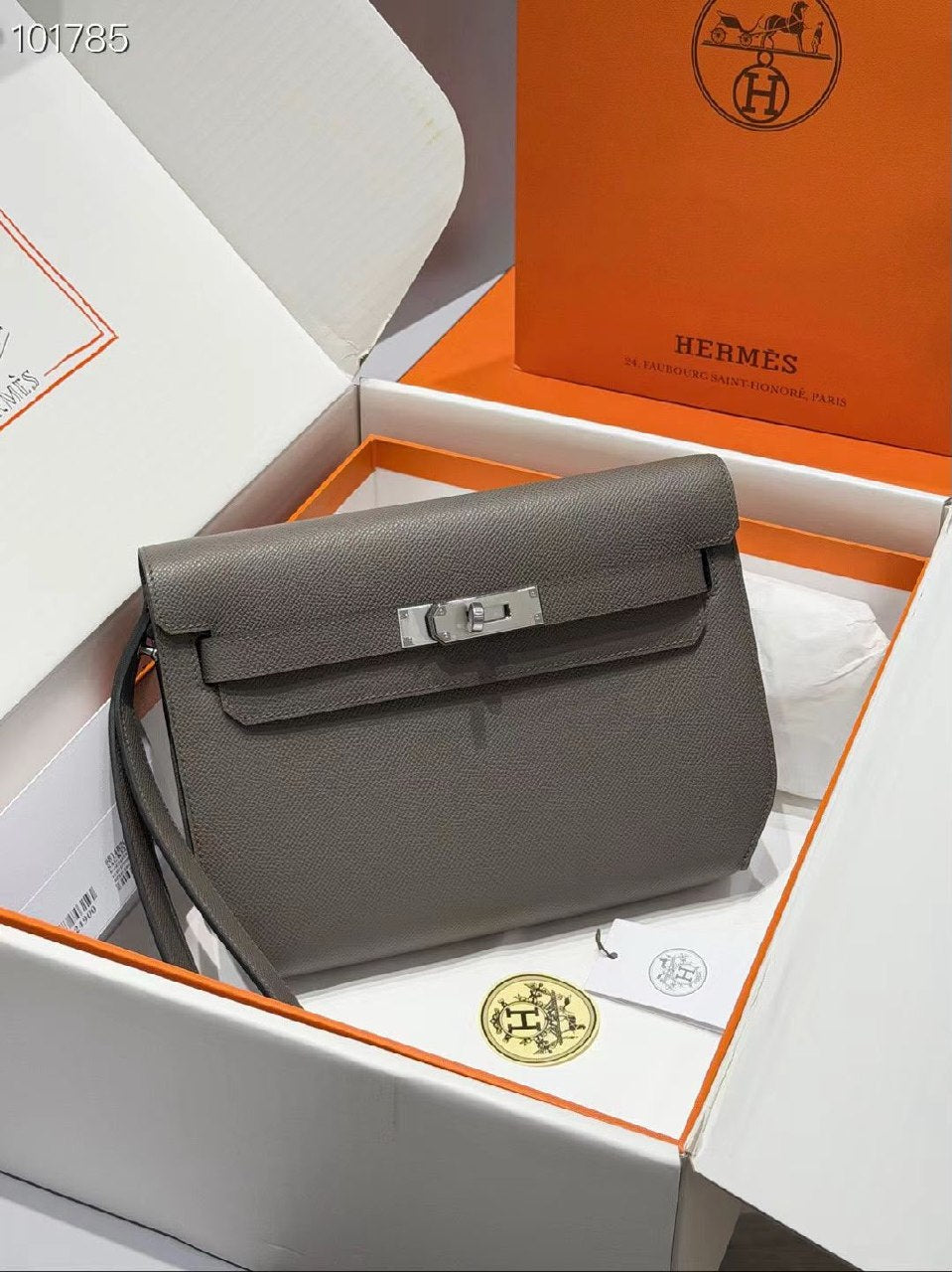 Hermès Shoulder Bag - Dark Grey