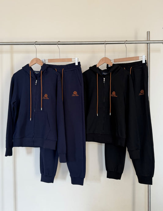 Loro Piana Zip-Up Tracksuit - Navy, Black
