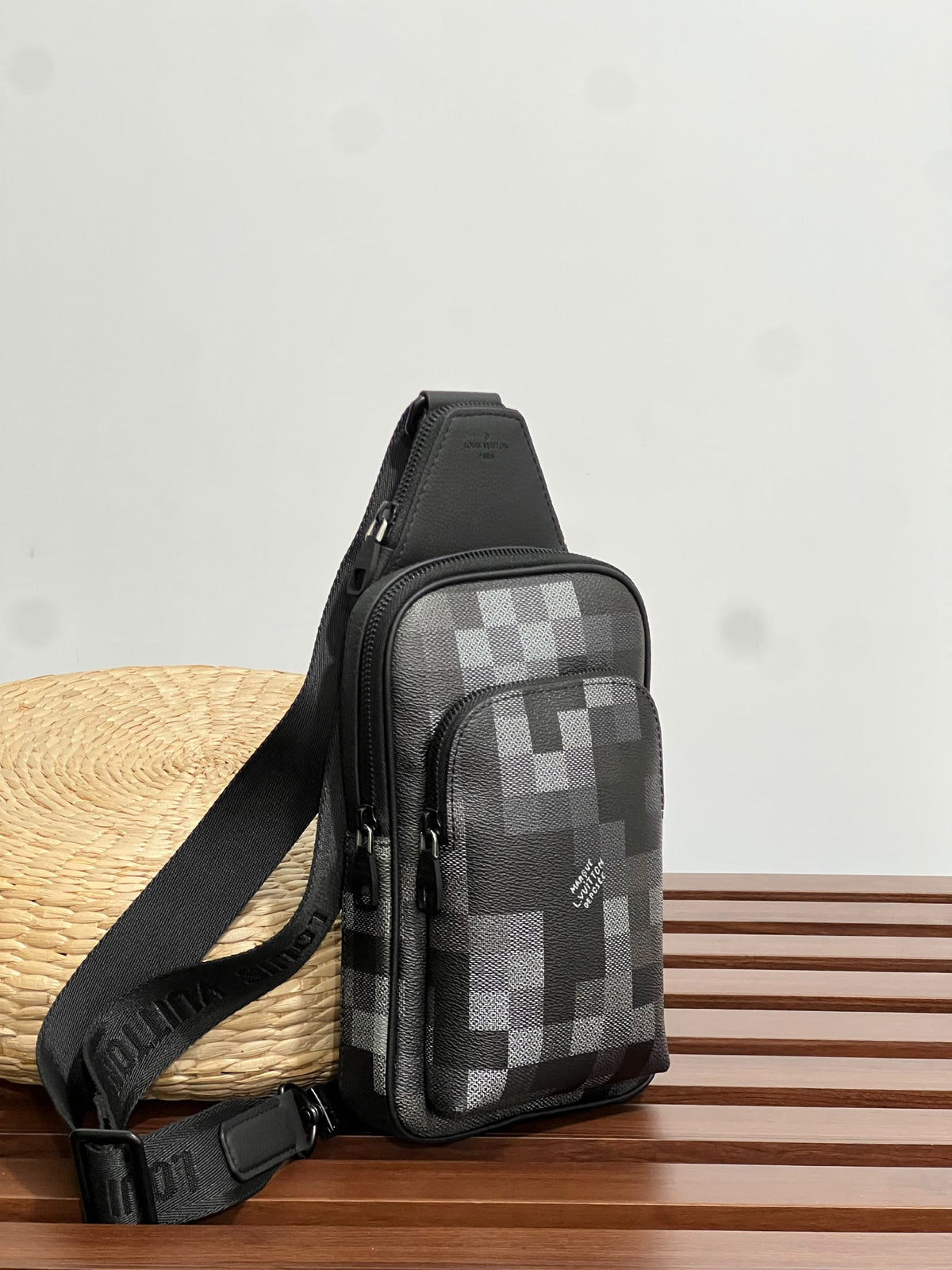 Louis Vuitton Crossbody Bag Tall Pocket - Dark Grey
