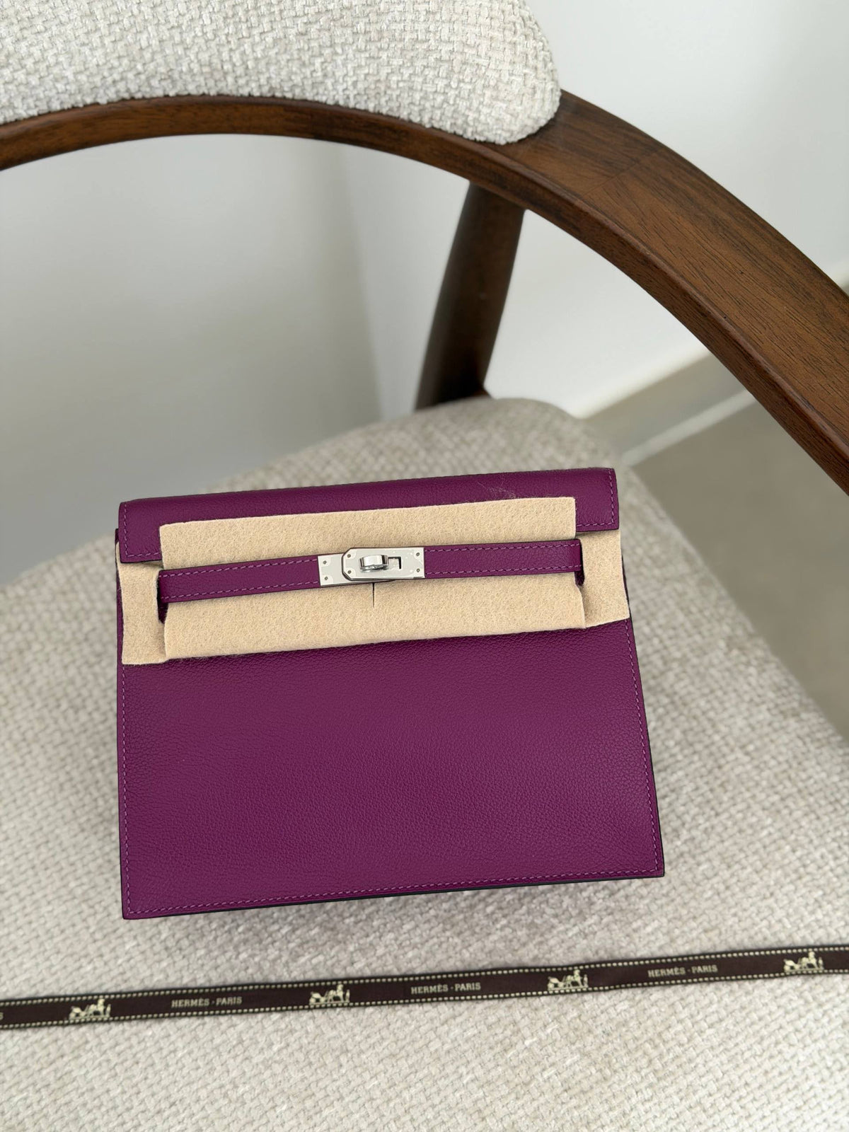 Hermès Kelly Dance Shoulder Bag - Purple