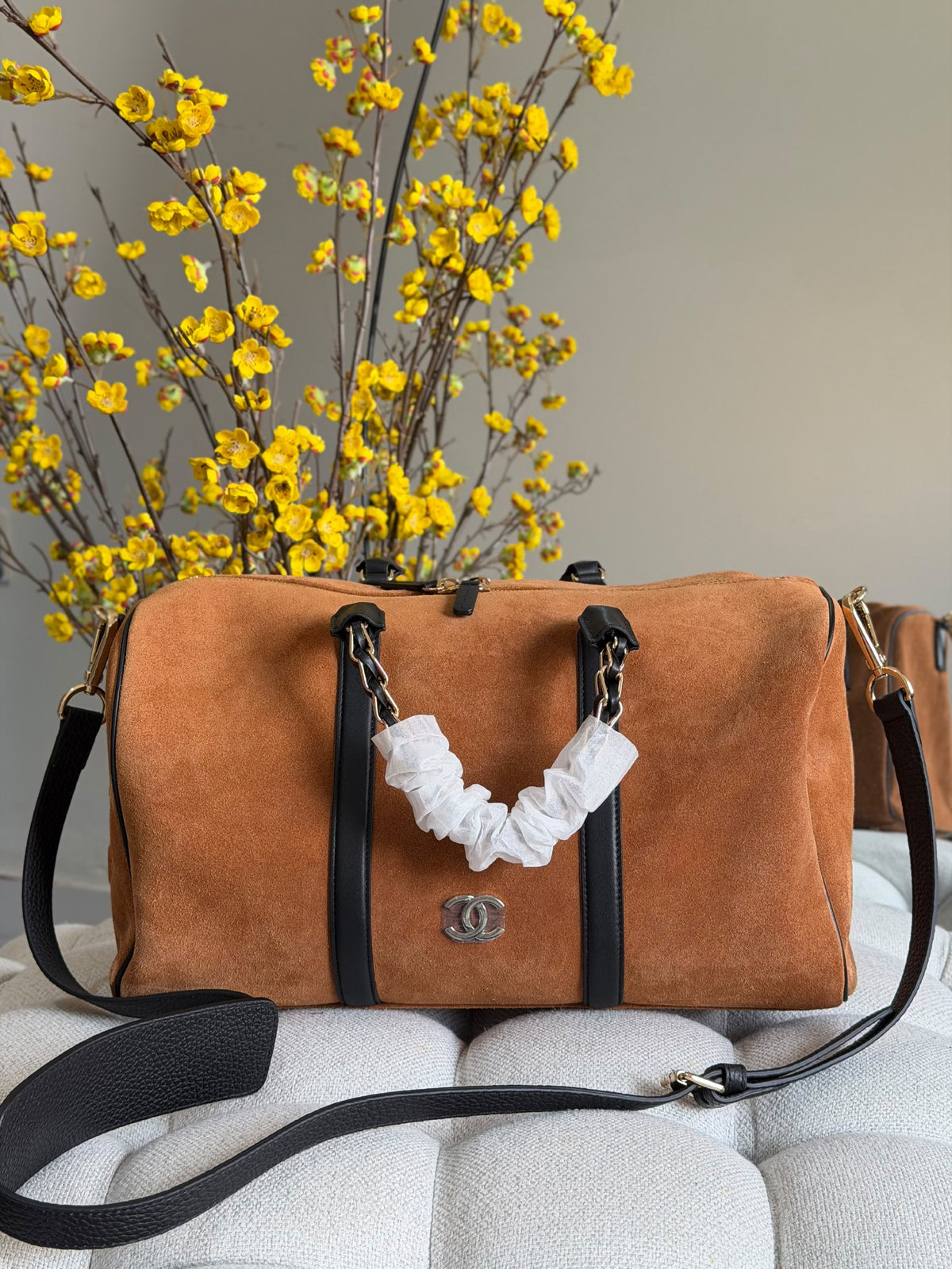Chanel Barrel Handbag - Burgundy, Black, Brown, Red, Blue