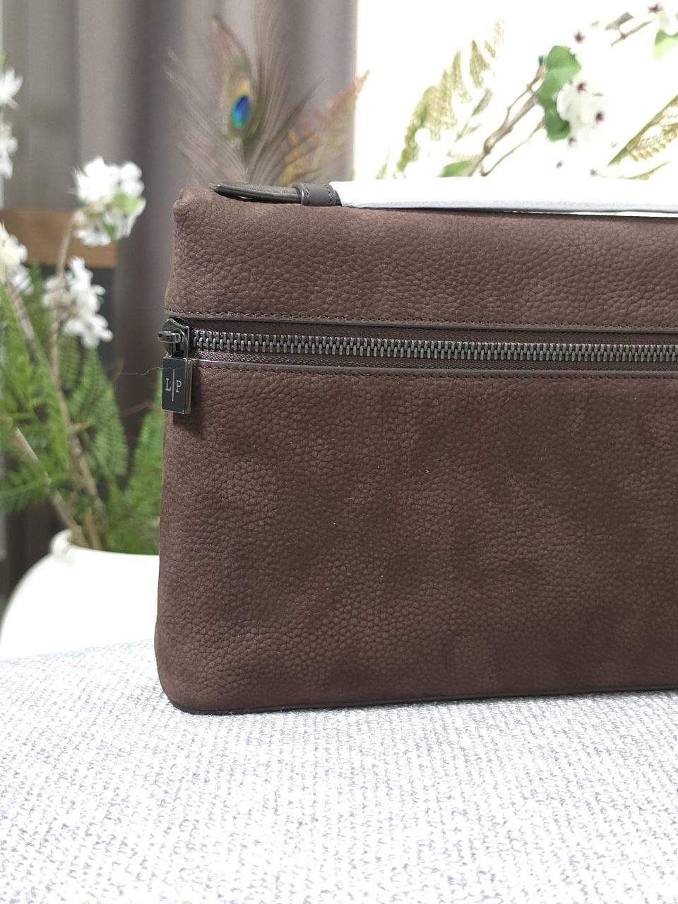 Loro Piana Clutch - Brown