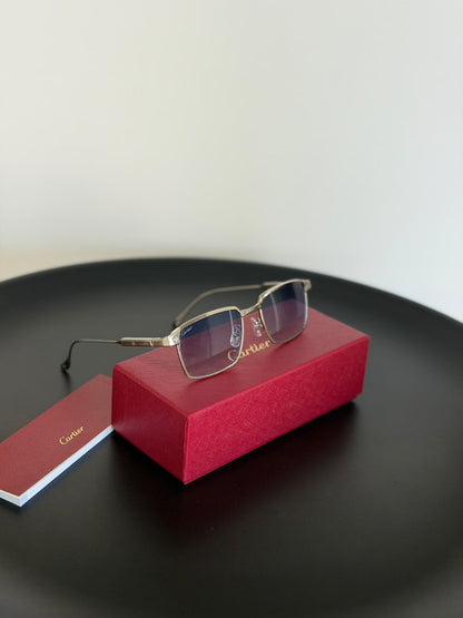 Cartier Angular-Frame Sunglasses - 